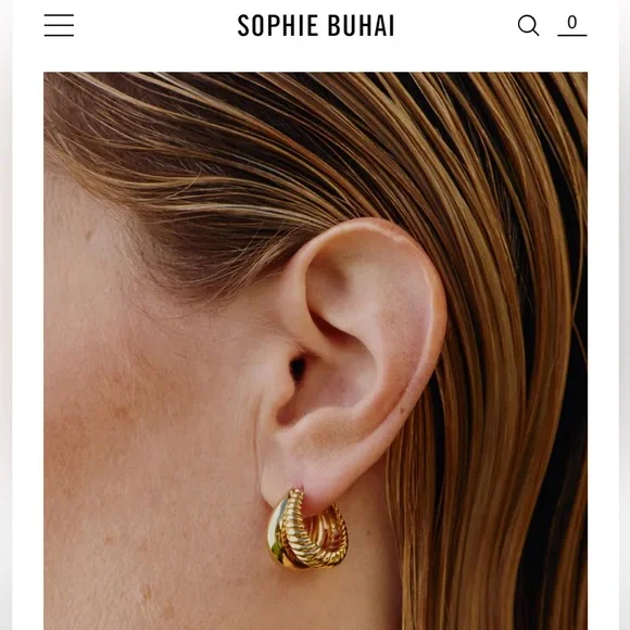 Sophie Buhai | Jewelry | Sophie Buhai Gold Double Rope Hoop 